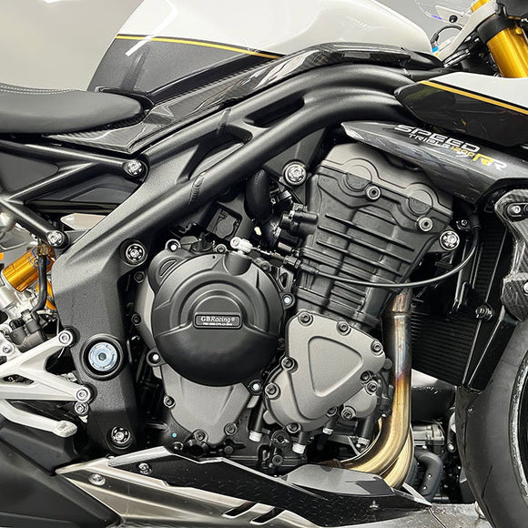 GB Racing Triumph Speed Triple 1200RR 1200RS & 1200 RX 2021-2026 Stock Secondary Engine Cover - Clutch/Gearbox