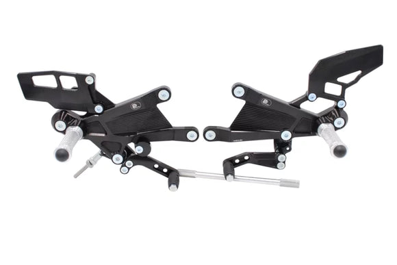 PP Tuning Rearsets - Kawasaki ZX-6R, ZX636 (2019-2024) with reverse shifting