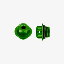Bonamici Racing - Aluminum oil cap M20x2,5 - GREEN