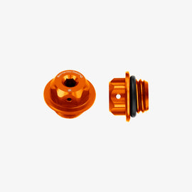 Bonamici Racing - Aluminum oil cap M20x2,5 - ORANGE