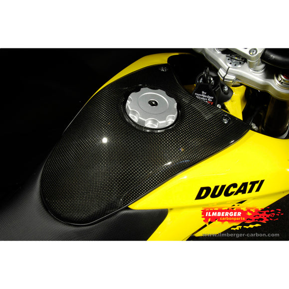DUCATI Hypermotard 1100 (2007-2012) Ilmberger Carbon Tank Centre Panel