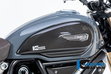 DUCATI Scrambler 1100 / Pro / Sport / Dark (2018-2026) Ilmberger Carbon Tank Cover Right - Gloss