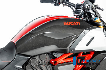 DUCATI Diavel 1260 (2019-2022) Ilmberger Carbon Tankcover Right Side - Gloss Finish