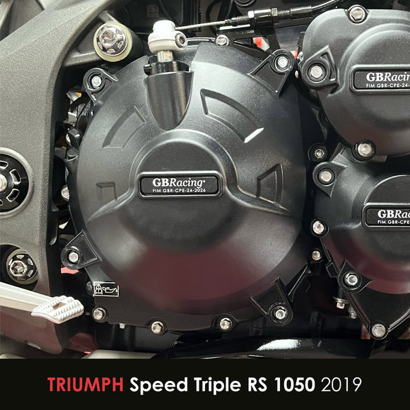 GB Racing Triumph Speed Triple S/R & RS 1050 2016-2020 Stock Secondary Engine Cover - Clutch/Gearbox