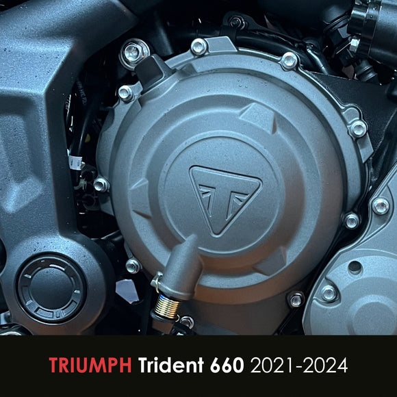 GB Racing Triumph Trident 660 2021-2026; Daytona 660 2024-2026; Tiger Sport 660 2022-2026 Stock Secondary Engine Cover - Clutch/Gearbox