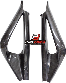TRIUMPH DAYTON 675 R (06-12) PRO FIBER CARBON SWINGARM COVERS - PROTECTORS (MATT)