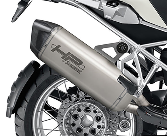 BMW R1200GS Adventure - (2014-2018) Akrapovic Carbon End Cap For BMW OEM Akrapovic Slip-On Kit With Etched Logo (S-B12SO10-HBOTB)