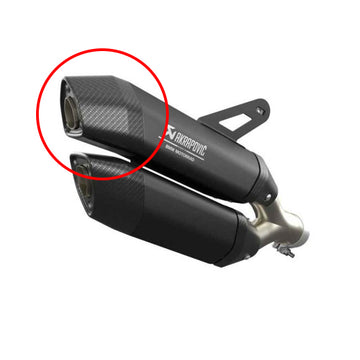 BMW R1300GS - (2023-2026) Akrapovic BMW First Fit Exhaust Replacement Upper Carbon End Cap