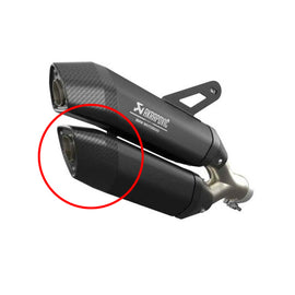 BMW R1300GS Adventure - (2024-2026) Akrapovic BMW First Fit Exhaust Replacement Lower Carbon End Cap