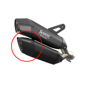 BMW R1300GS Adventure - (2024-2026) Akrapovic BMW First Fit Exhaust Replacement Lower Carbon End Cap