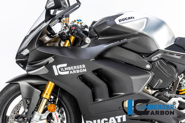 DUCATI Panigale V4 / S / R (2018-2021) Ilmberger Carbon Fairing side panel (Left) - Matt Finish - (V4R Model Only)