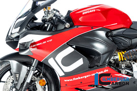 DUCATI Panigale V2 (2020-2024) Ilmberger Carbon Fairing Left Hand Side Panel (Prepared For Winglet) (Matt)