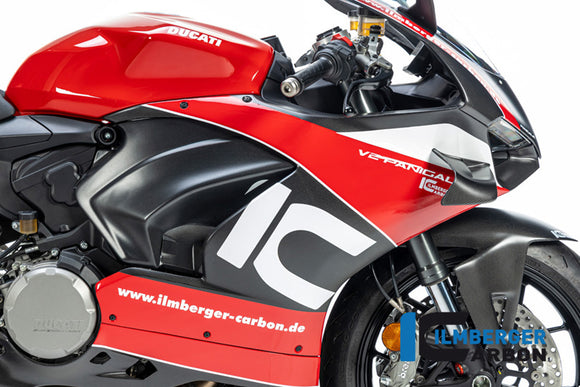 DUCATI Panigale V2 (2020-2024) Ilmberger Carbon Fairing Right Hand Side Panel (Prepared For Winglet) (Matt)