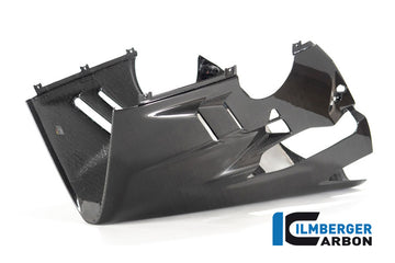 DUCATI Panigale V4 / S / R (2022-2024) Ilmberger Carbon Bellypan For Lower Exhaust and Sidestand (Gloss Finish) - (V4 / S Models)