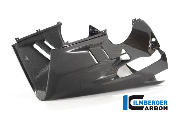 DUCATI Panigale V4 / S / R (2022-2024) Ilmberger Carbon Bellypan For Lower Exhaust and Sidestand (Gloss Finish) - (V4 / S Models)