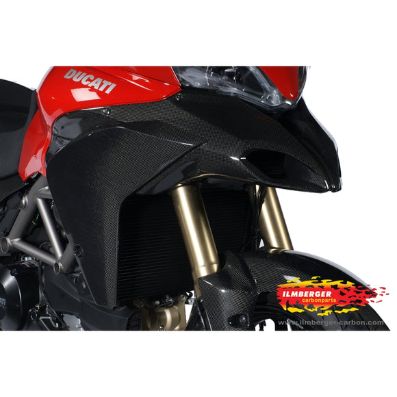 DUCATI Multistrada 1200 / S (2010-2012) Ilmberger Carbon Wind Flap on Sidefairing Right (Gloss Finish)