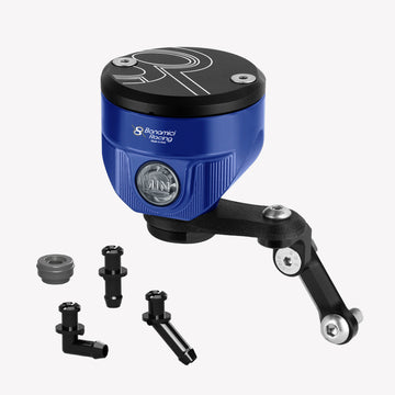 Bonamici Racing - Aluminum 8ml Rear brake fluid reservoirs - BLUE