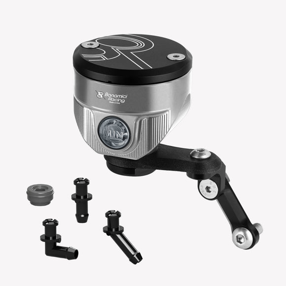 Bonamici Racing - Aluminum 8ml Rear brake fluid reservoirs - SILVER