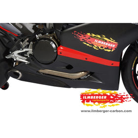 DUCATI 899 Panigale (2014-2016) Ilmberger Carbon Bellypan Right side - Satin Finish