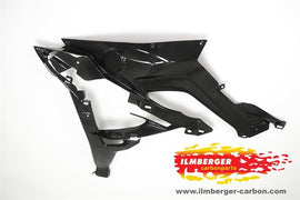 BMW S1000XR (2015-2019) Ilmberger Carbon Radiator Cover incl batch holder (left side)