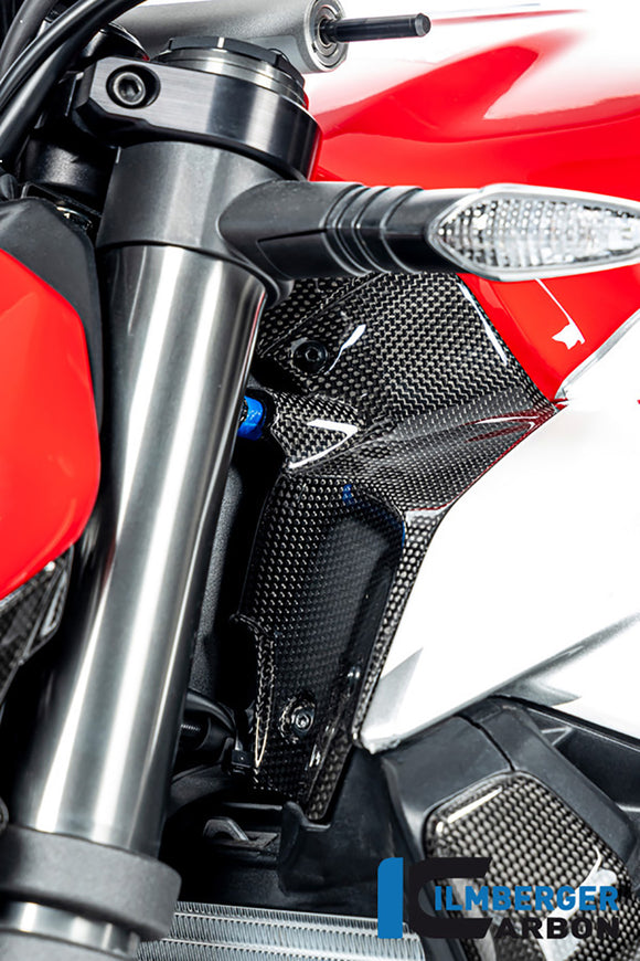 DUCATI Streetfighter V2 (2021-2024) Ilmberger Carbon Airtube Cover LH (Gloss Finish)