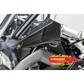 BMW R1200GS Adventure (2014-2018) Ilmberger Carbon Wind Protector on the Instruments Left Side