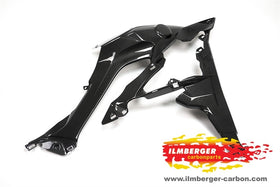 BMW S1000XR (2015-2019) Ilmberger Carbon Radiator Cover incl batch holder (right side)
