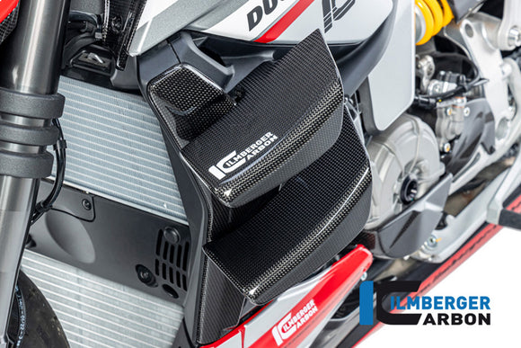 DUCATI Streetfighter V2 (2021-2024) Ilmberger Carbon Radiator Cover LH (Gloss Finish)