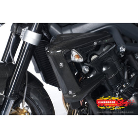 TRIUMPH Street Triple R 675 (2009-2012) Ilmberger Carbon Radiator Cover (Left)