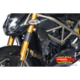 DUCATI 848 Streetfighter Evo Corse (2012-2015) Ilmberger Carbon Watercooler Cover Left Side