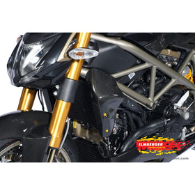 DUCATI 848 Streetfighter Evo Corse (2012-2015) Ilmberger Carbon Watercooler Cover Left Side