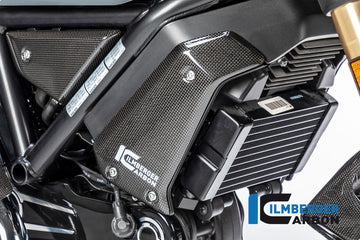 DUCATI Scrambler 1100 Tribute Pro (2022-2024) Ilmberger Carbon Radiator Cover Right - Gloss