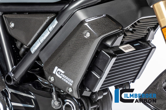 DUCATI Scrambler 1100 / Pro / Sport / Dark (2018-2026) Ilmberger Carbon Radiator Cover Right - Gloss