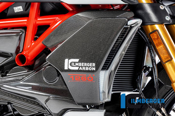 DUCATI Diavel 1260 (2019-2022) Ilmberger Carbon Radiator Cover Right - Gloss Finish