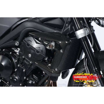 TRIUMPH Street Triple R 675 (2009-2012) Ilmberger Carbon Radiator Cover (Right)