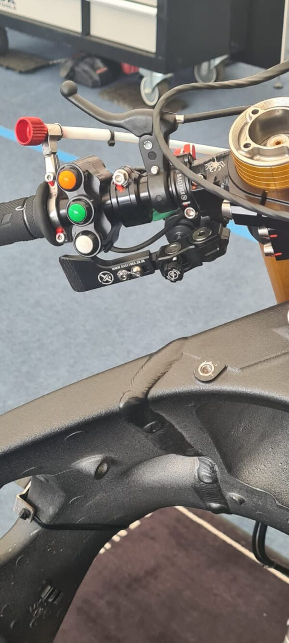 YAMAHA YZF R6 1999 - 2024 RACETORX PLUG AND PLAY THUMB BRAKE (RED)