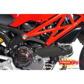 DUCATI Monster 1100 Evo (2011-2013) Ilmberger Carbon Cam Belt Covers 1100 Horizontal - No Spark Plug Holes