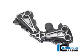 DUCATI XDiavel / S (1300cc) (2018-2024) Ilmberger Carbon Cam Belt Covers (3-pieces) With Chrome Detail - Gloss Finish