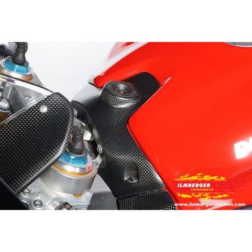 DUCATI 899 Panigale (2014-2016) Ilmberger Carbon Ignition Switch Cover - Satin Finish