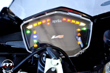 Melotti Racing - Dashboard Cover -  Black - Aprilia RSV4 - 2017-2020 - 0