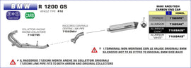 BMW R 1200 GS Maxi Race-Tech Approved aluminium silencer with carby end cap - 0