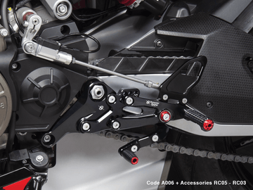 Bonamici Racing - Aluminium Rearsets - Aprilia RS 660 2020 - P3Tuning