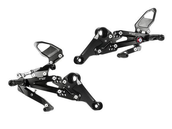 Bonamici Racing - Aluminium Rearsets - Aprilia RS 660 2020 - P3Tuning