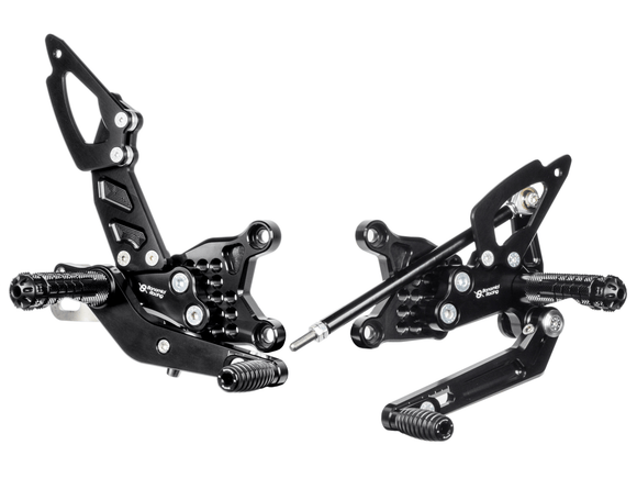 Bonamici Racing - Aluminium Rearsets - Aprilia RSV4 2011 - 2016 - P3Tuning
