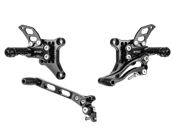 Bonamici Racing - Aluminium Rearsets - Ducati 1198 2007 - 2011 - P3Tuning