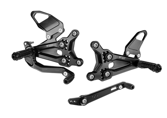Bonamici Racing - Aluminium Rearsets - Triumph Speed Triple 1200 RS 2021 - P3Tuning