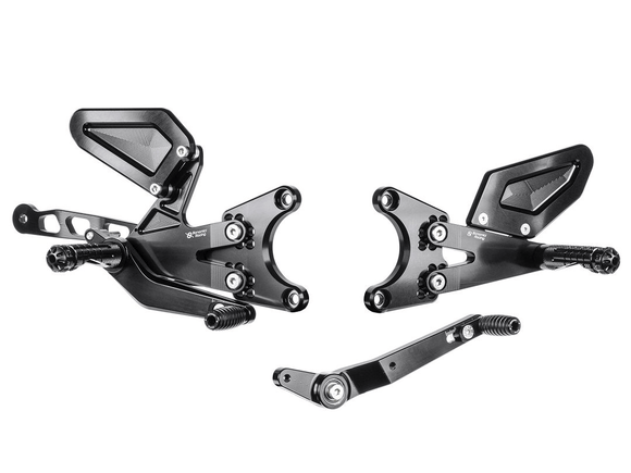 Bonamici Racing - Aluminium Rearsets - Yamaha YZF R1M 2015 - P3Tuning