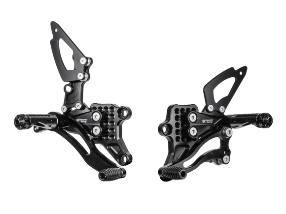 Bonamici Racing - Aluminium Rearsets - Yamaha YZF R25 2015 - 2020 - P3Tuning