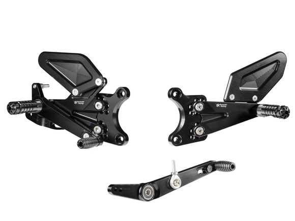 Bonamici Racing - Aluminium Rearsets - Yamaha YZF R6 2017 - 2020 - P3Tuning