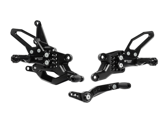 Bonamici Racing - Aluminium Rearsets - Yamaha YZF - R7 2022 - P3Tuning
